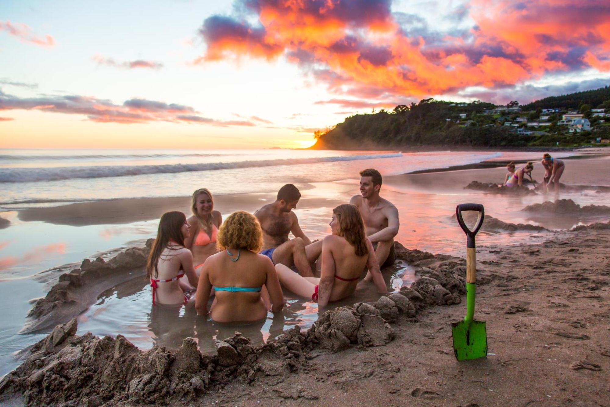 Hot Water Beach Top 10 Holiday Park Hotwater Beach Exteriör bild